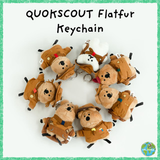 [Dinotaeng] Móc khóa lông Quokscout Flatfur -Dòng Scout Series- BOBO Quokka