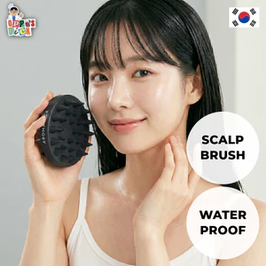 Bàn Chải Gội Đầu Silicon Gai Kép Chống Nước Cao Cấp Dual Scalp Shampoo Brush