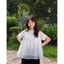 ⭐ PAMI TOP | Áo Babydoll Hoa Nhí Cổ Yếm Tơ Mềm Phối Lót Lụa Nữ Tính
