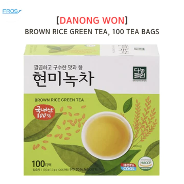 [Danongwon] Trà xanh gạo lứt, 130g (túi trà 1,3g x100), trà Hàn Quốc