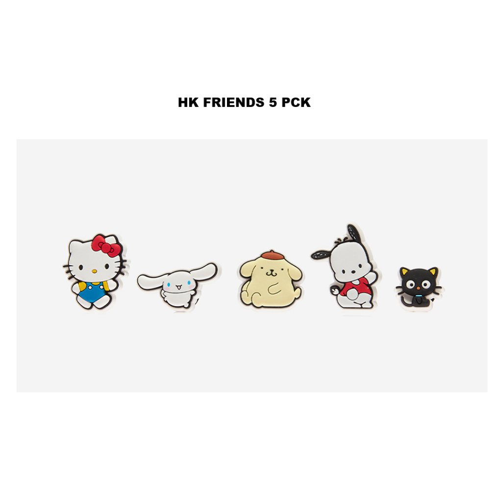 [Sanrio] Giày Hello Kitty Friends Series - Dép dễ thương, có thể tháo lắp để trang trí