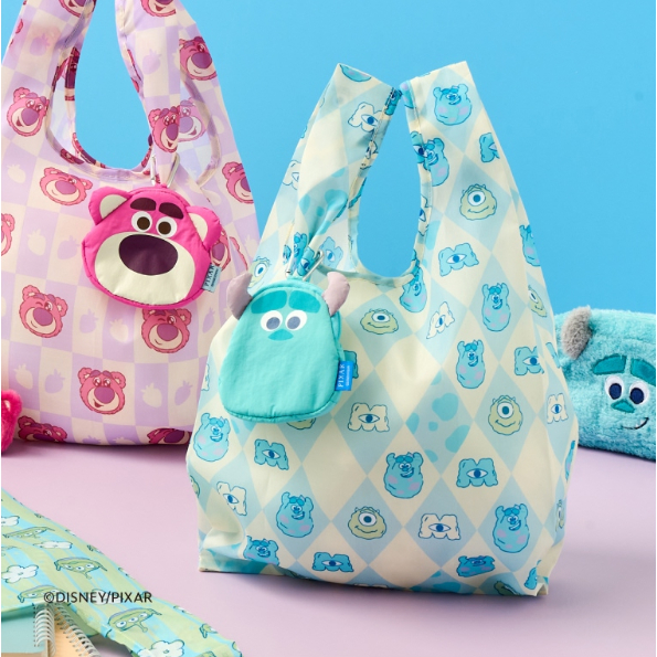 [BUTTER SHOP] Túi đựng chợ tiệc ngọt ngào ButterShop kèm túi Mini (Alien / Lotso / Sulley) Túi quyến rũ