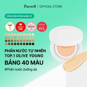 Phấn nước dưỡng da thành phần chiết xuất rau má mật ong, an toàn cho da mụn nhạy cảm, nền căng bóng tự nhiên, lâu trôi Parnell Cicamanu Serum Cushion 15g