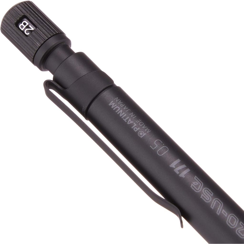 Platinum Pro-Use 171 But Chi Ky Thuat MSDA-2500/0.3mm 0.5mm Matt Den/Than Kim Loai/Nhat Ban
