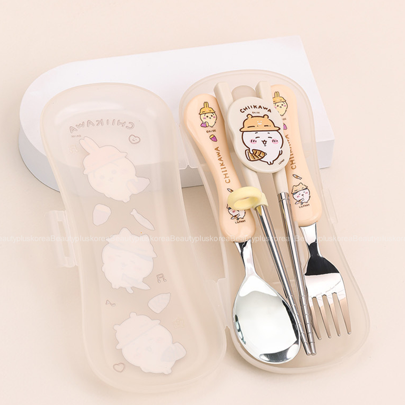 [LILFANT] Bộ thìa & nĩa mỏng Chiikawa Ex