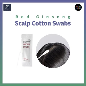 Khăn bông sạch da đầu nhân sâm đỏ RGIII – 2 cái / Vận chuyển từ Hàn Quốc