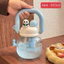 bình nước gấu trúc 800ml kèm ống hút – bình nước nhựa dễ thương có lọc trà và móc treo