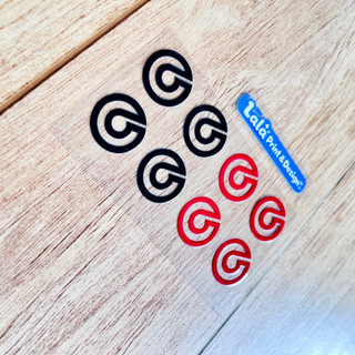 Tem Decal DTF logo B R E M B O 2cm Dán Trang Trí Heo Dầu | Dán xe Máy chống nước, bền màu