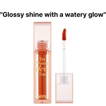 OLIVE YOUNG MERZY The Watery Dew Tint WD 4g (5 Màu) – Trang điểm môi bóng lâu trôi Hàn Quốc OC01