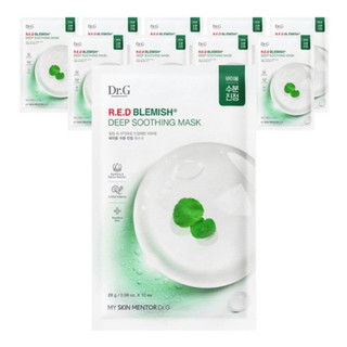 Mặt nạ làm dịu sâu Dr.G R.E.D Blemish Deep Soothing Mask (28g x 10 miếng)
