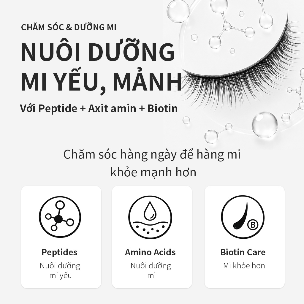 [Benton Official] Serum Dưỡng Mi Honest Black Eyelash – Có màu như mascara, hỗ trợ chăm sóc và nuôi dưỡng hàng mi