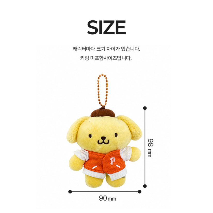 [SANRIO] Túi đựng khuôn viên trường 9cm (Kitty / Mymelody / Kuromi / Cinnamoroll / Pompompurin / Pochacco / Hangyodon / Badtz-maru / Chococat)