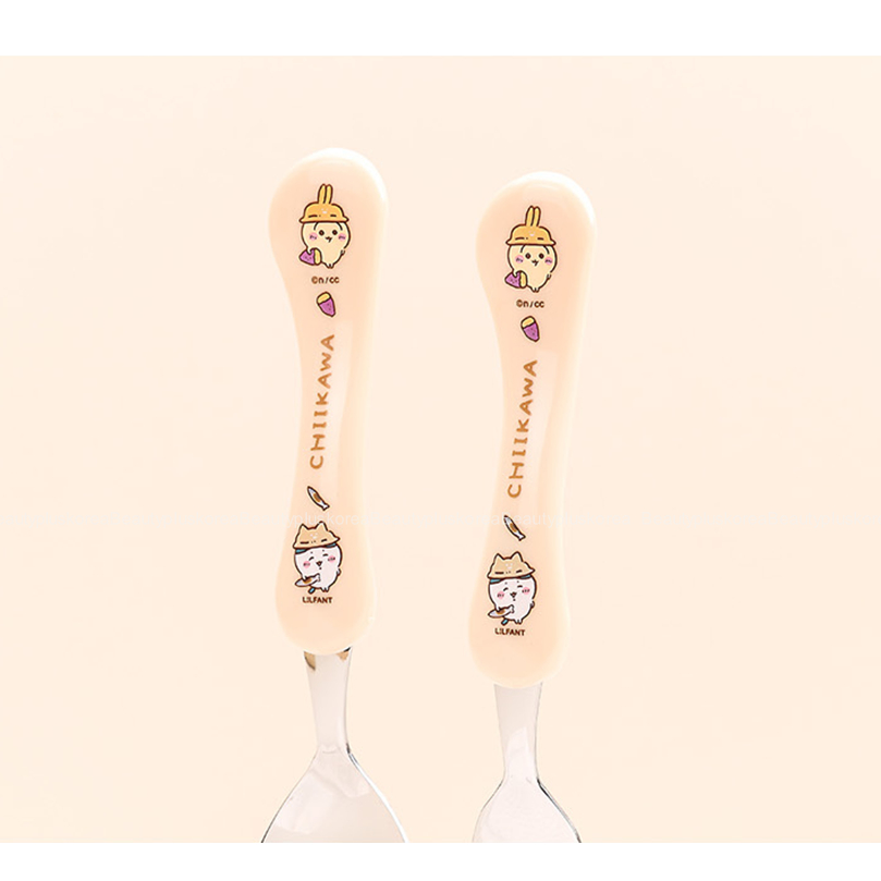 [LILFANT] Bộ thìa & nĩa mỏng Chiikawa Ex