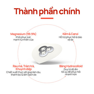 [Snow2plus CHÍNH THỨC] Miếng dán AC Magiê (Mini 15 miếng vá) / Loại bỏ mụn nhanh chóng / Da phục hồi 8 giờ / Miếng dán kim / Miếng dán lúm đồng tiền