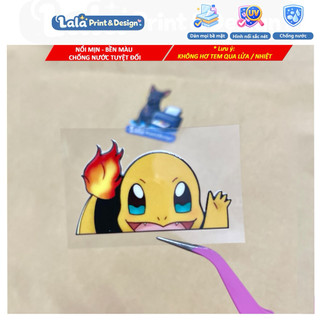 Tem Dán UV DTF POKÉMON Dán Biển Số Xe Ô tô, Dán Biển Số Xe Máy | Dán Kính Xe Ô Tô | Dán Vali | Dán Laptop chống nước