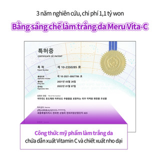 [SUNGBOON EDITOR] Meoru Podo Vita C Dark Spot Pad 60 miếng