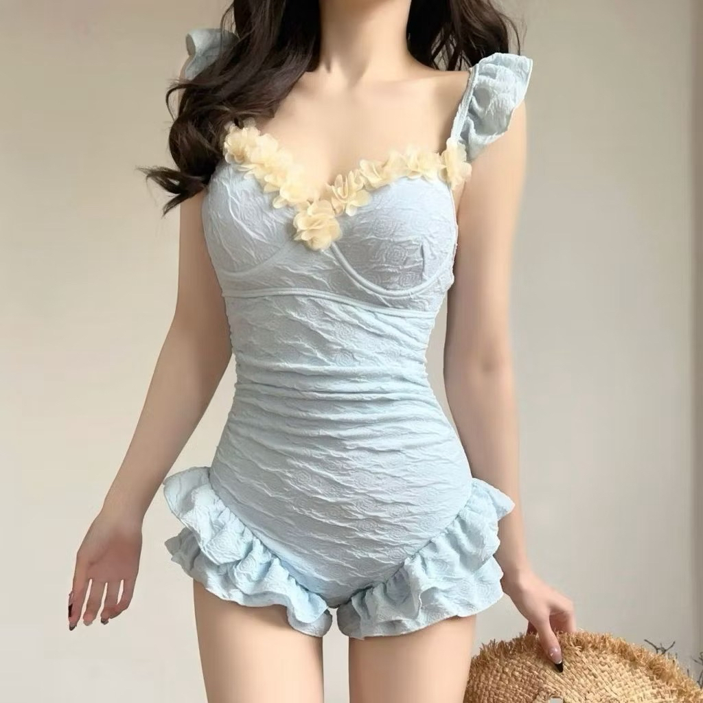 [HÀNG SẴN -HOẢ TỐC] Đồ Bơi Nữ Tông Pastel Siêu Xinh Có Lót Dày Dặn Gọng Nâng Ngực Che Eo Tôn Dáng Đi Biển