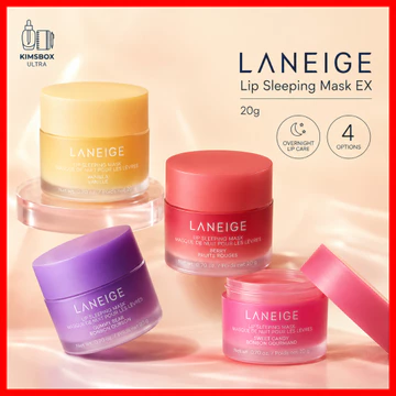 Mặt nạ ngủ Laneige Lip EX 20g Chăm sóc môi qua đêm Mặt nạ dưỡng ẩm môi 8 hương vị