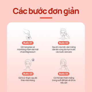 [Snow2plus CHÍNH THỨC] Miếng dán Hỗ trợ giảm mụn hổ / Miếng dán phục hồi da 8 giờ / Miếng dán kim / Miếng dán mụn trứng cá