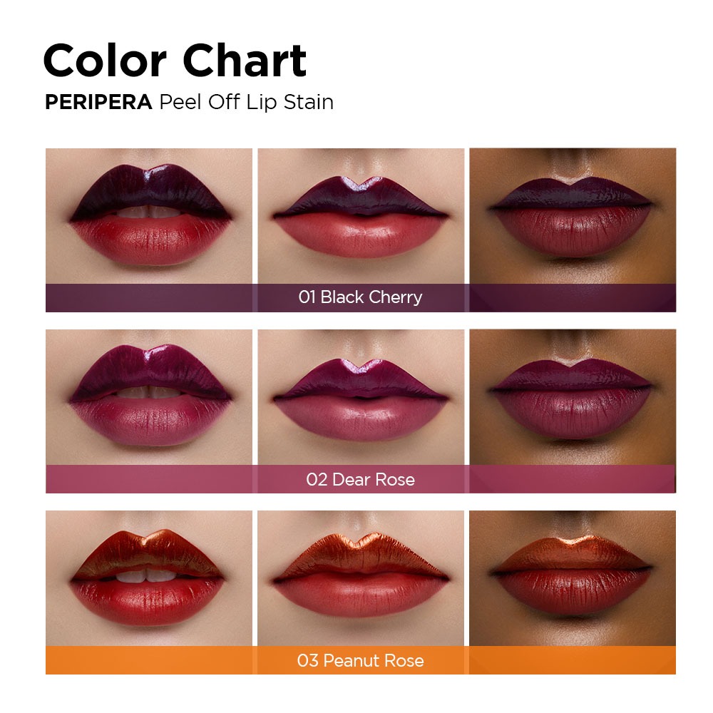 [PERIPERA - MỚI] Son Xăm Môi Không Khô Lâu Trôi INK PEEL OFF LIP STAIN - 4.5g
