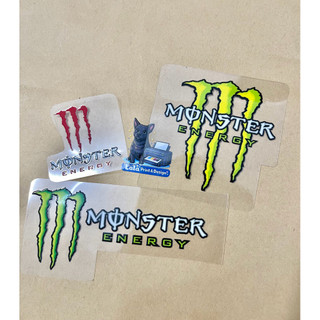 Tem Decal UV DTF MONSTER Energy Dán Xe Ô tô, Dán Xe Máy | Dán xe điện | Dán Laptop | Dán Bình Nước chống nước, bền màu