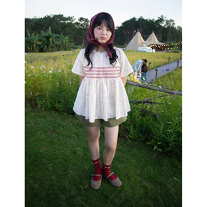 NUCHI TOP | ÁO BABYDOLL HOA NHÍ THÊU NGỰC NÀNG THƠ ✨