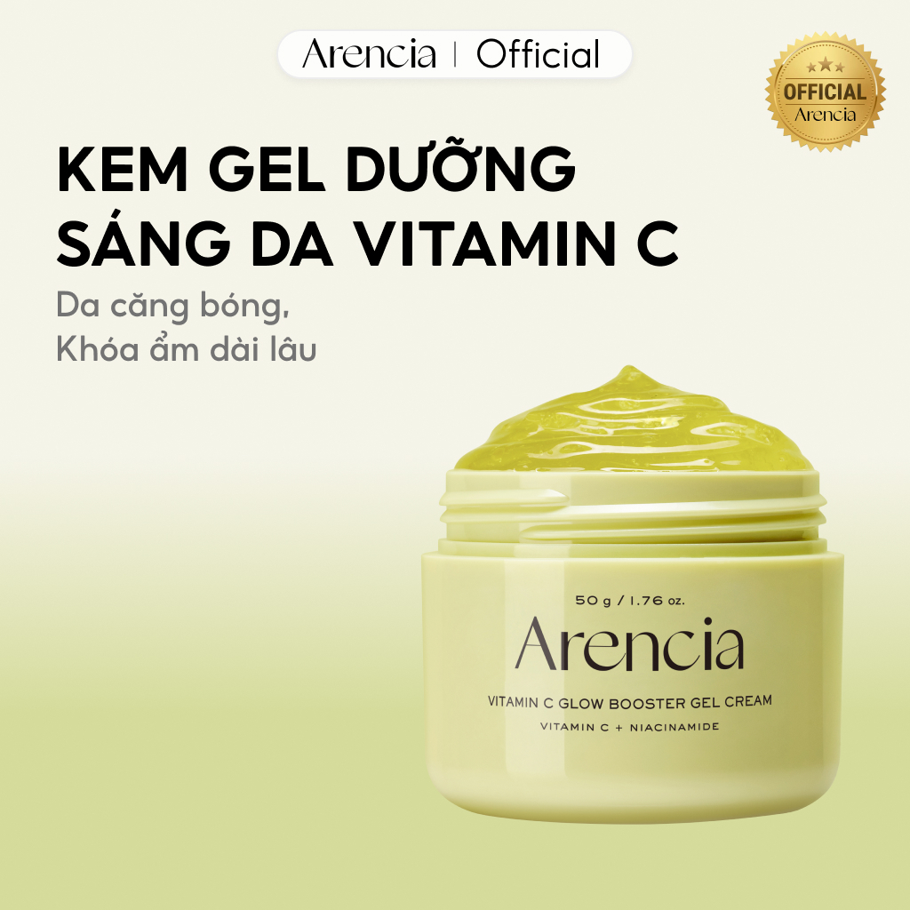 [Arencia] KEM GEL DƯỠNG SÁNG DA VITAMIN C 50g