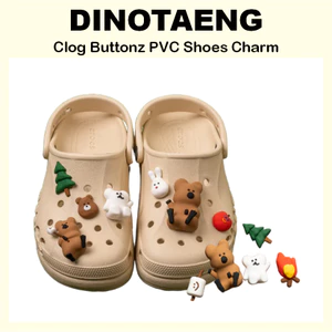 Giày PVC Clog Buttonz Charm 25 Loại / Phụ Kiện Giày / Quyến Rũ Giày PVC Sáng Tạo Hàn Quốc