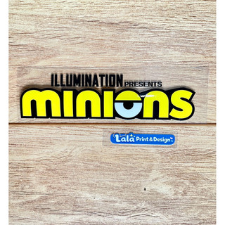 Tem Decal UV DTF chữ MINIONS & MONSTERS Dán Ly Nước | Dán vali | Dán Laptop | Dán Xe Máy | Dán xe ô tô chống nước