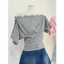 🌷 BUTTON TOP – ÁO TRỄ VAI ĐÍNH CÚC HACK DÁNG CỰC XINH 🌷
