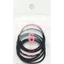 DAISO Dây buộc tóc silicon (Dây buộc tóc bơi lội Hàn Quốc) 6p