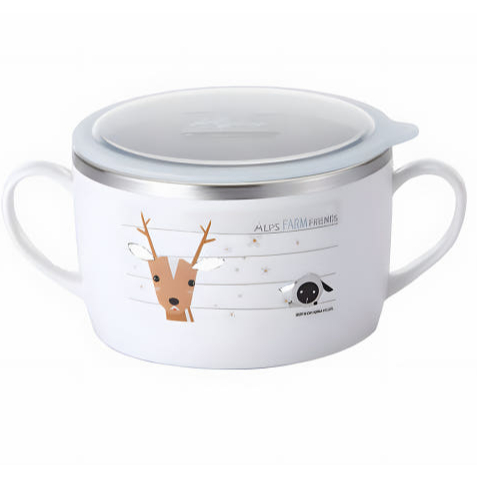 [STENLOCK] Bộ sưu tập bát và cốc bằng thép không gỉ Alps Farm Friends Hàn Quốc 304