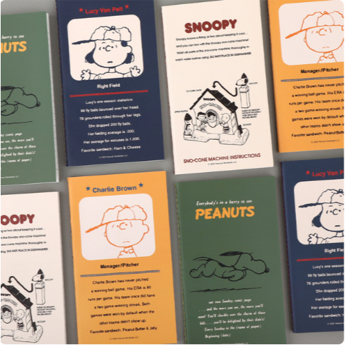 [PEANUTS] SNOOPY Stitch Note / Note Book / Note Pad / 4 màu | Shopee ...