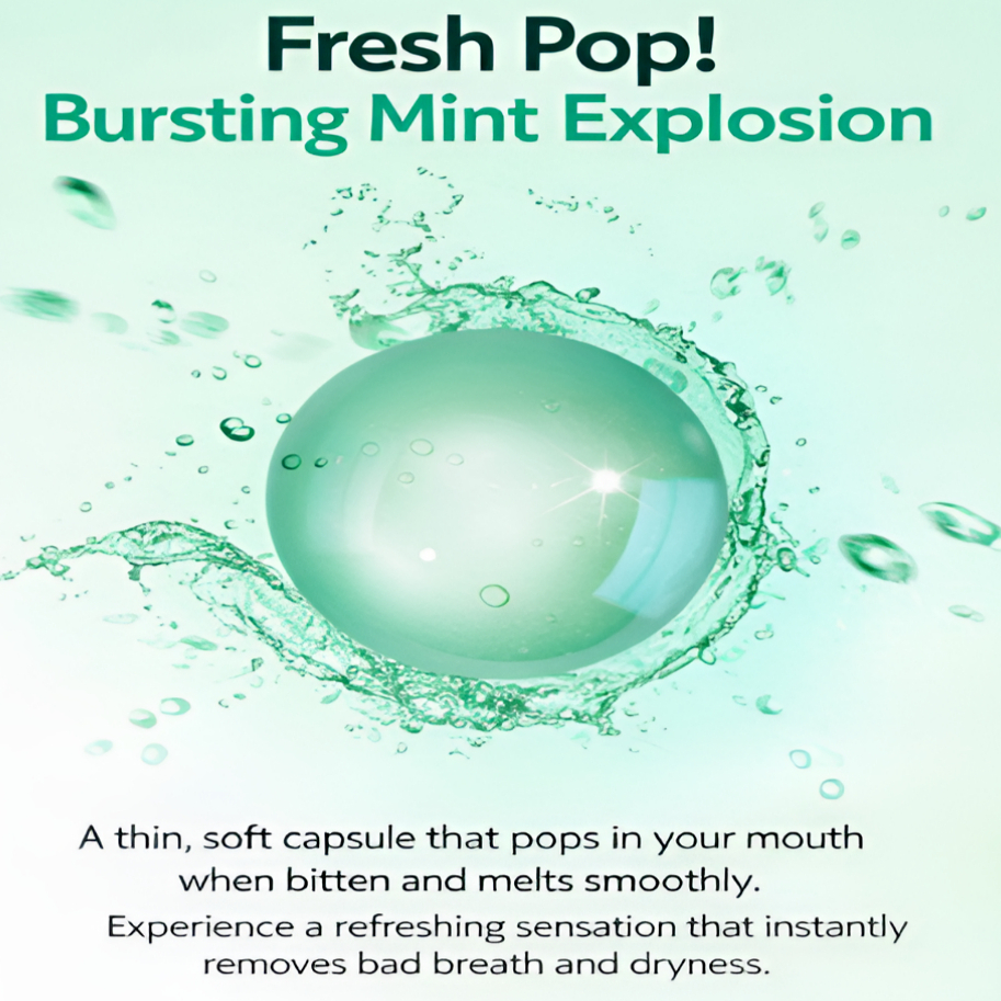 Quả bóng bạc hà Dentiste 20 chiếc x 5 gói | Olive Young Bán chạy nhất | Viên nang làm mát hơi thở Hàn Quốc | Chăm sóc hơi thở bạc hà cầm tay | Kẹo làm mới miệng không đường | Tươi