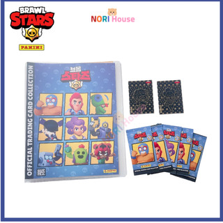 [Xác thực] Bộ gói khởi động trò chơi thẻ giao dịch chính thức Panini Brawl Stars [Chất kết dính + Danh sách kiểm tra + 6 gói tăng cường + Thẻ phiên bản giới hạn]