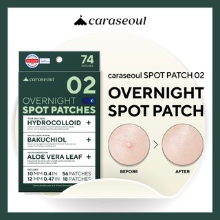 Miếng dán mụn caraseoul Overnight Spot Patches 74 miếng