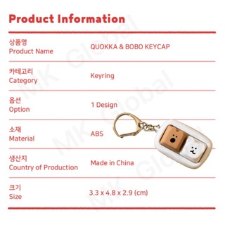[Dinotaeng] Móc Khóa Keycap Bấm Được Quokka & Bobo | Móc Khóa Dễ Thương | Phụ Kiện Bàn Phím | Đồ Sưu Tầm