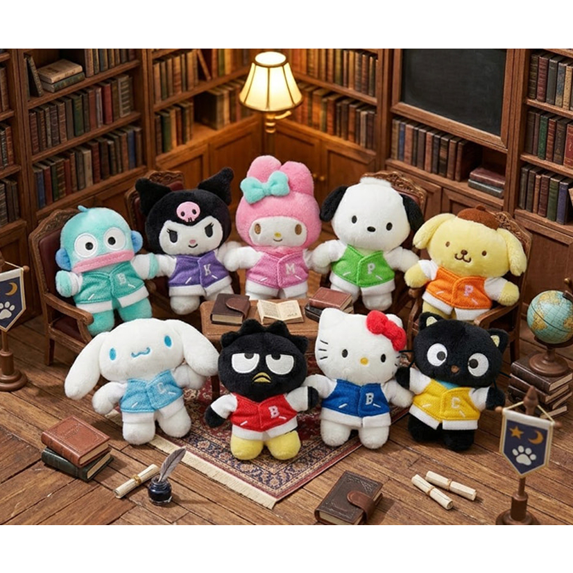 [SANRIO] Túi đựng khuôn viên trường 9cm (Kitty / Mymelody / Kuromi / Cinnamoroll / Pompompurin / Pochacco / Hangyodon / Badtz-maru / Chococat)