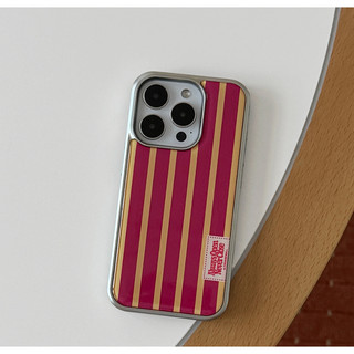 Ốp lưng epoxy bạc nhãn sọc mờ 9mall tương thích với iphone galaxy