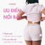 Quần Short Lưng Thun Co Giãn Phối Viền Túi Thêu Logo Vải Terry Pile Augety Studio, BLAIRE SHORT