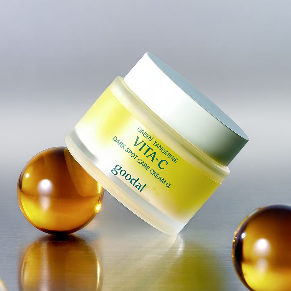 [GOODAL - UPGRADE] KEM DƯỠNG SÁNG DA, MỜ THÂM GREEN TANGERINE VITA C DARK ALPHA CREAM - 50ml