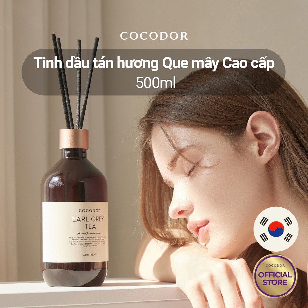 Bộ khuếch tán sậy cao cấp COCODOR / 500ml / 1 gói / 2 gói