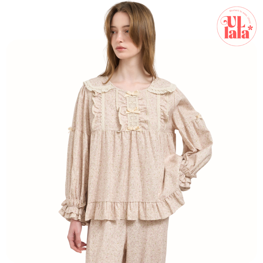 [MALL CHÍNH HÃNG] (25244WTLLN) ULLALA PAJAMAS Nella Set bộ đồ ngủ mặc ...