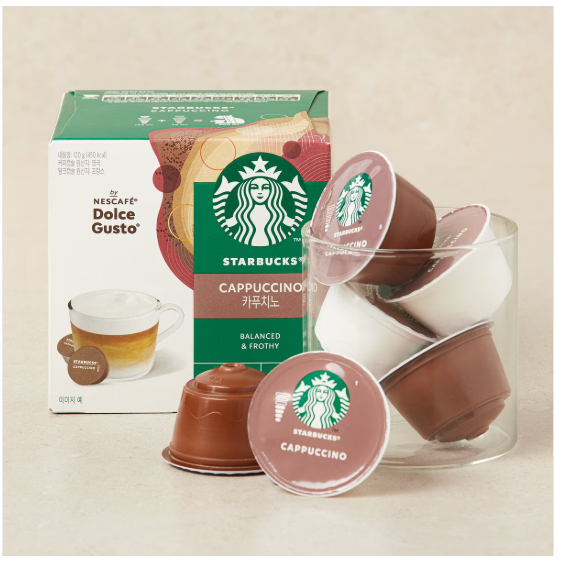 [Starbuks] by Nescafe Dolce Gusto Cafe Menu Capsules Latte Cappuccino White Mocha Caramel Macchiato