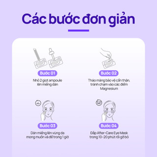 [Snow2plus CHÍNH THỨC] Phục hồi nám của Magiê Patch & Ampoule, Mask Sheet / Adenosine / Glutathione / Pantenol