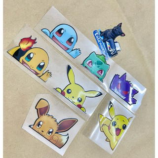 Tem Dán UV DTF POKÉMON Dán Biển Số Xe Ô tô, Dán Biển Số Xe Máy | Dán Kính Xe Ô Tô | Dán Vali | Dán Laptop chống nước
