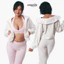 Áo Khoác Form Rộng Cổ Gập Bản Lớn Khóa Kéo Kim Loại Vải Lông Terry Pile Augety Studio, MIU JACKET