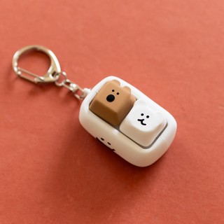 [Dinotaeng] Móc Khóa Keycap Bấm Được Quokka & Bobo | Móc Khóa Dễ Thương | Phụ Kiện Bàn Phím | Đồ Sưu Tầm