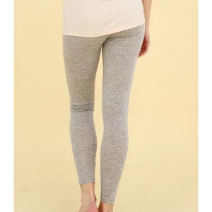 PETITMARIE Quần legging bà bầu Rayon liền mạch 2 màu Quần bà bầu co giãn mềm mại