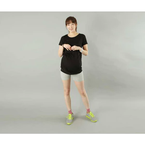 PETITMARIE Quần Legging Bầu Rayon Co Giãn Mềm Mại 2 Màu